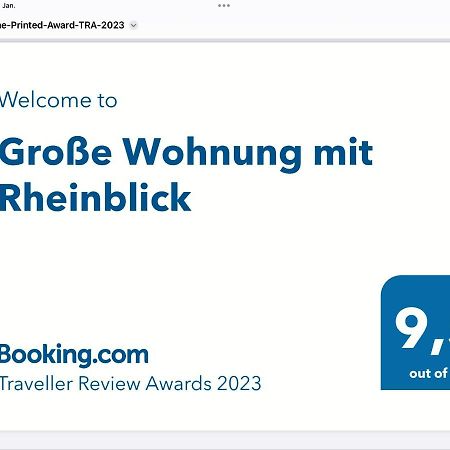 בופארד Grosse Wohnung Mit Rheinblick מראה חיצוני תמונה