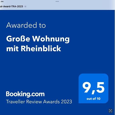 בופארד Grosse Wohnung Mit Rheinblick מראה חיצוני תמונה