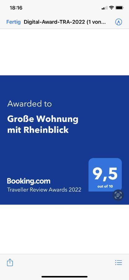 בופארד Grosse Wohnung Mit Rheinblick מראה חיצוני תמונה