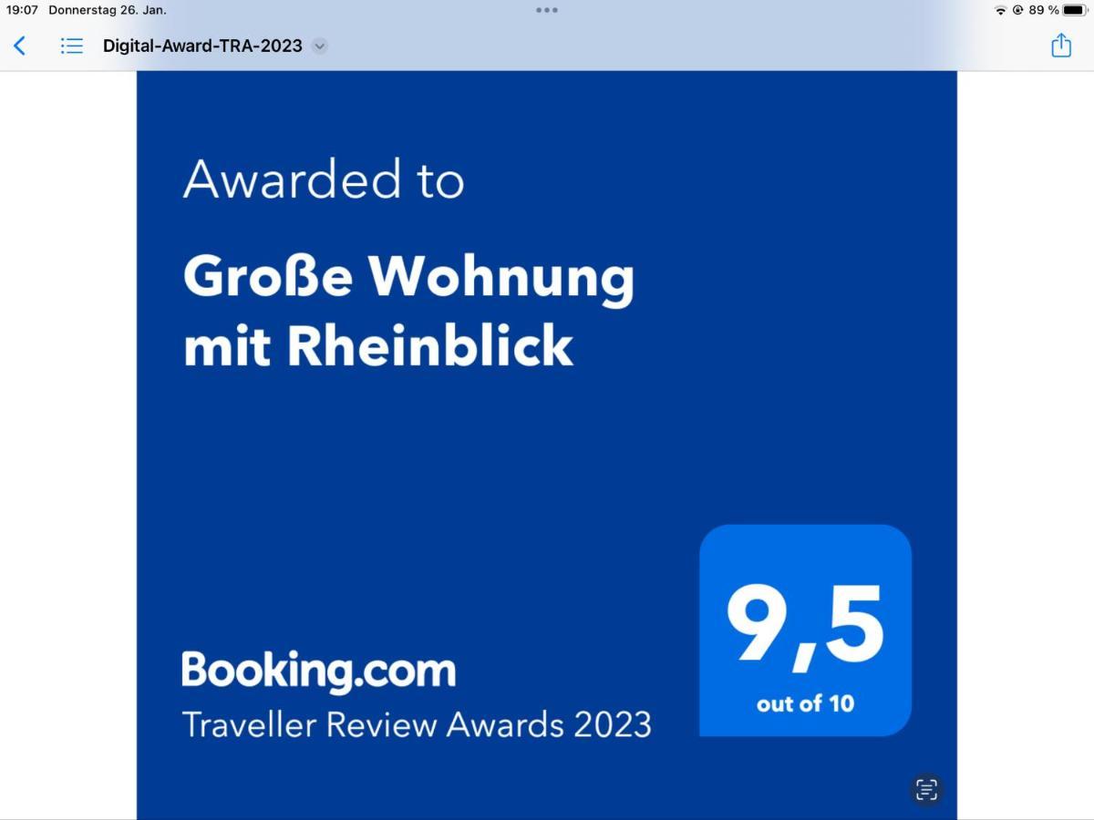 בופארד Grosse Wohnung Mit Rheinblick מראה חיצוני תמונה